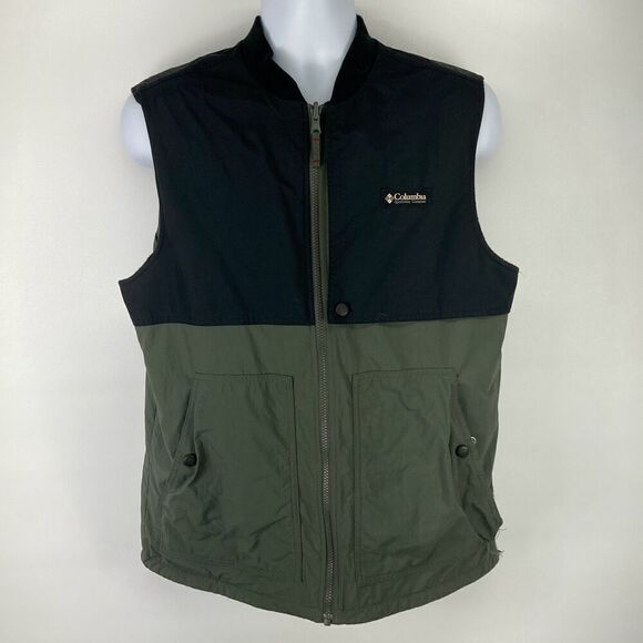 Columbia Reversatility Fleece Vest Mens Size Medium - Picture 1 of 9